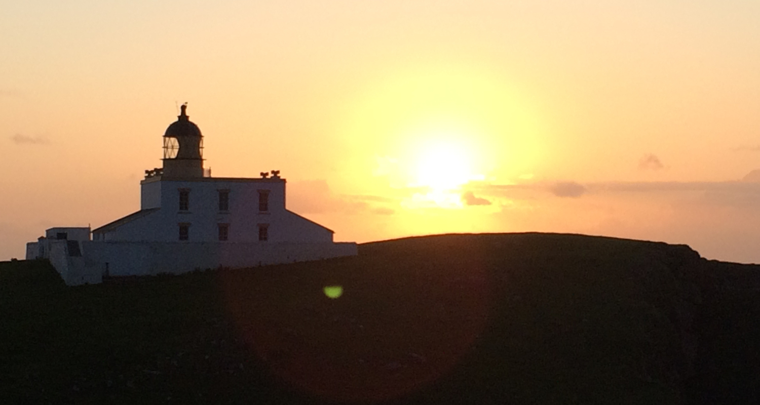 sunset at Stoer Head lighthouse